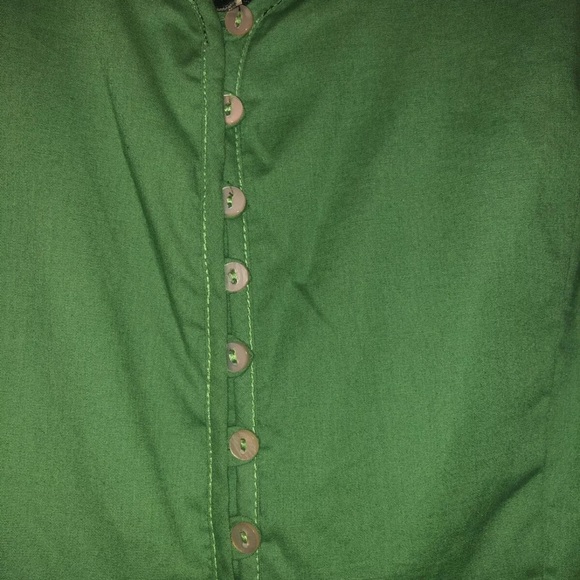 NEW! Zara Green Midi Dress Size M made in Morocco - Picture 5 of 11